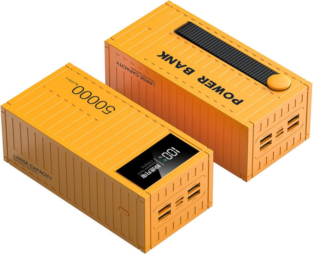 YSAP 50000mAh Power Bank – 100W GaN Fast Charging, LCD Display, 6 Ports