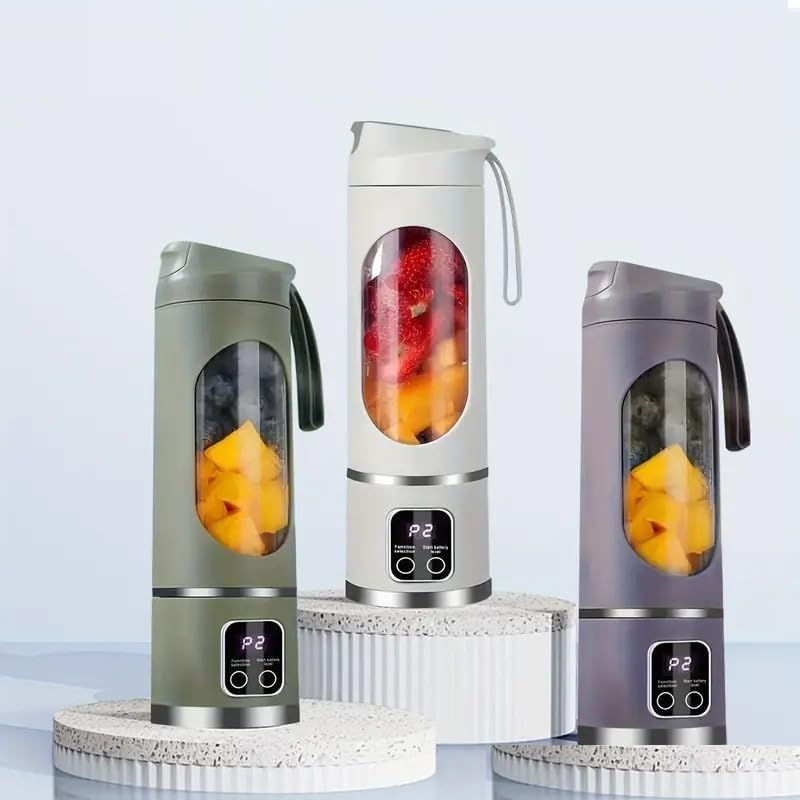 Portable Juicer Mixer Blender for Juices, Smoothies, Cold Coffee, Rechargeable 10 Blades Bottle Juicer Smoothie Maker, Fruits Mixer Grinder