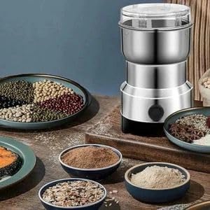 NIMA Electric Coffee, hurbs and Spice Grinder, Stainless Steel, Removable Chamber, 2-in-1 Multifunction
